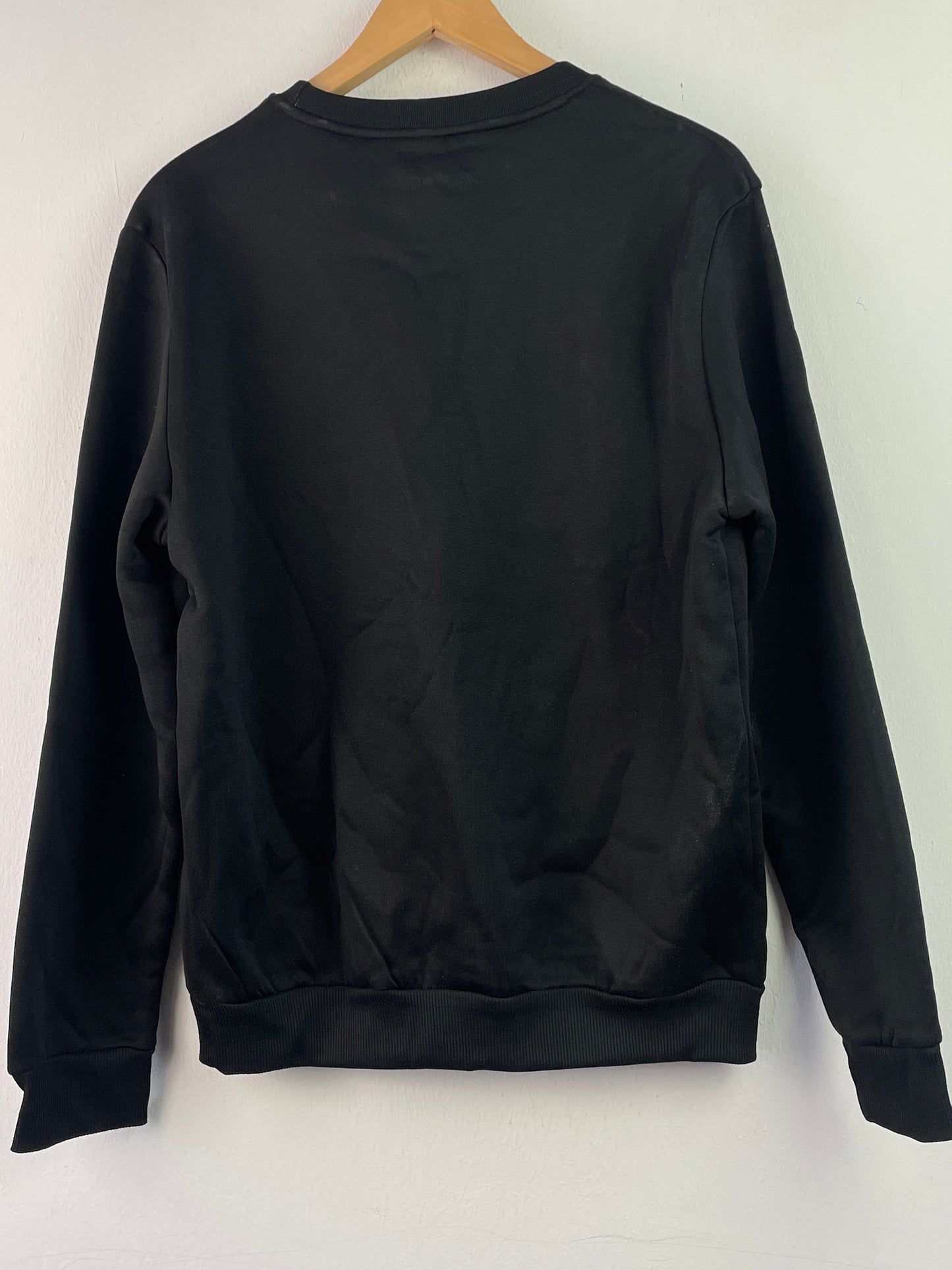 Shein Herren Pullover mit Aufdruck Gr S Farbe schwarz