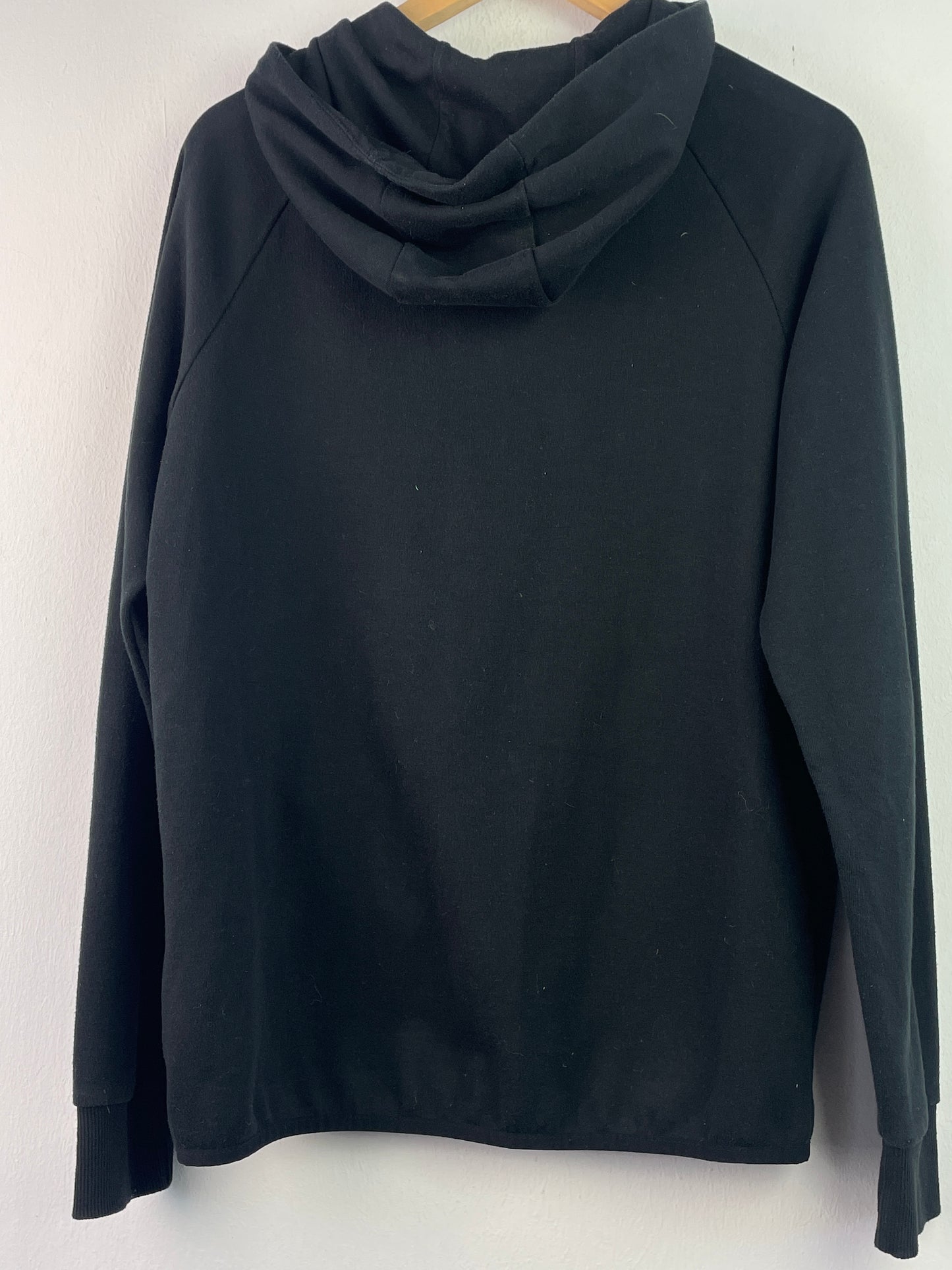 Vintage Herren Jacke mit Kapuze Gr L Farbe schwarz grau