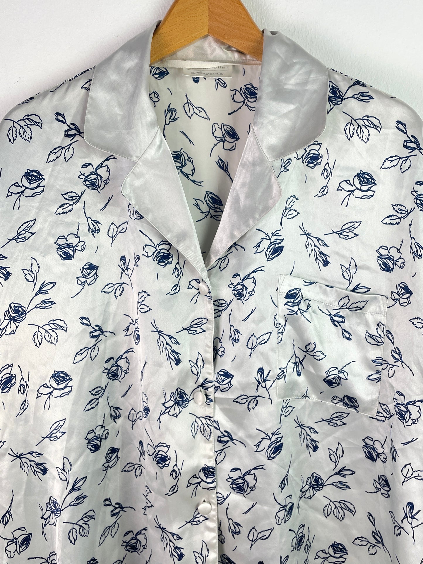 Hunkemöller Damen Nachthemd Gr. L Farbe Weiß