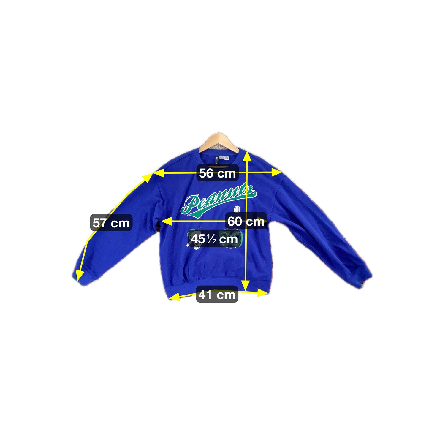 H&M Divided Unisex Pullover Gr. S Farbe Blau