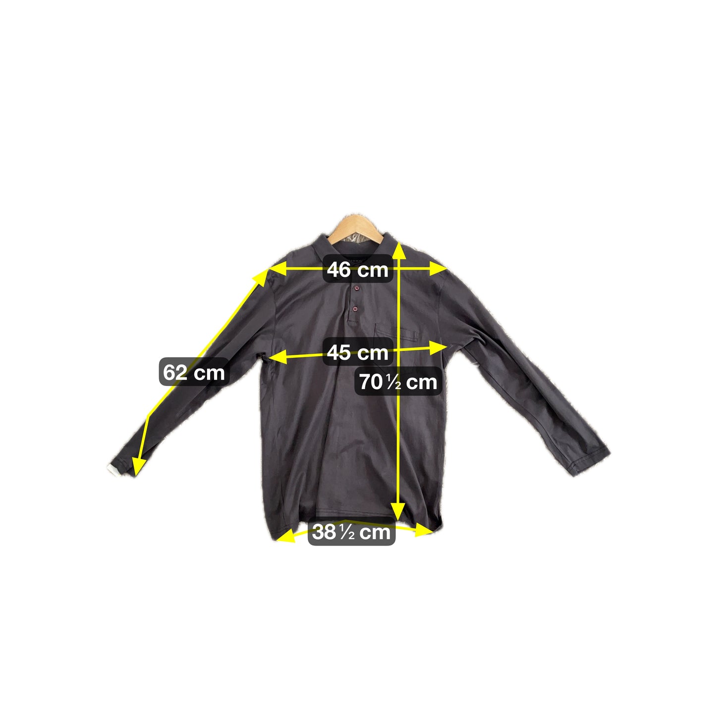 Giorgio Herren Polohemd Gr. L Farbe Grau