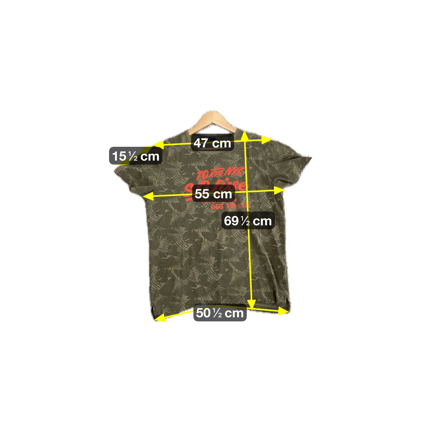 S. Oliver Herren T-Shirt Gr. XL Farbe Olivgrün