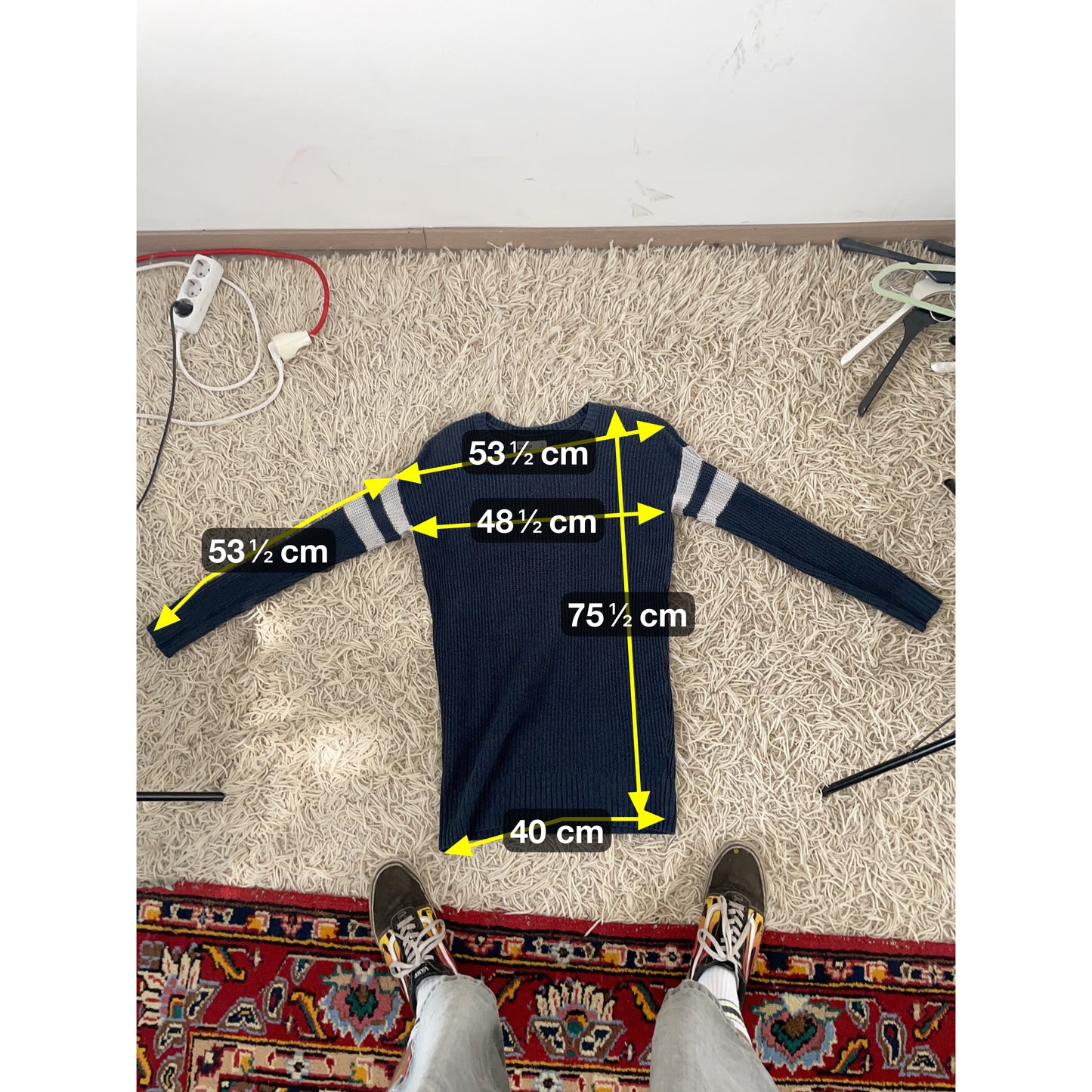Hollister Herren Pullover Gr S Farbe marineblau