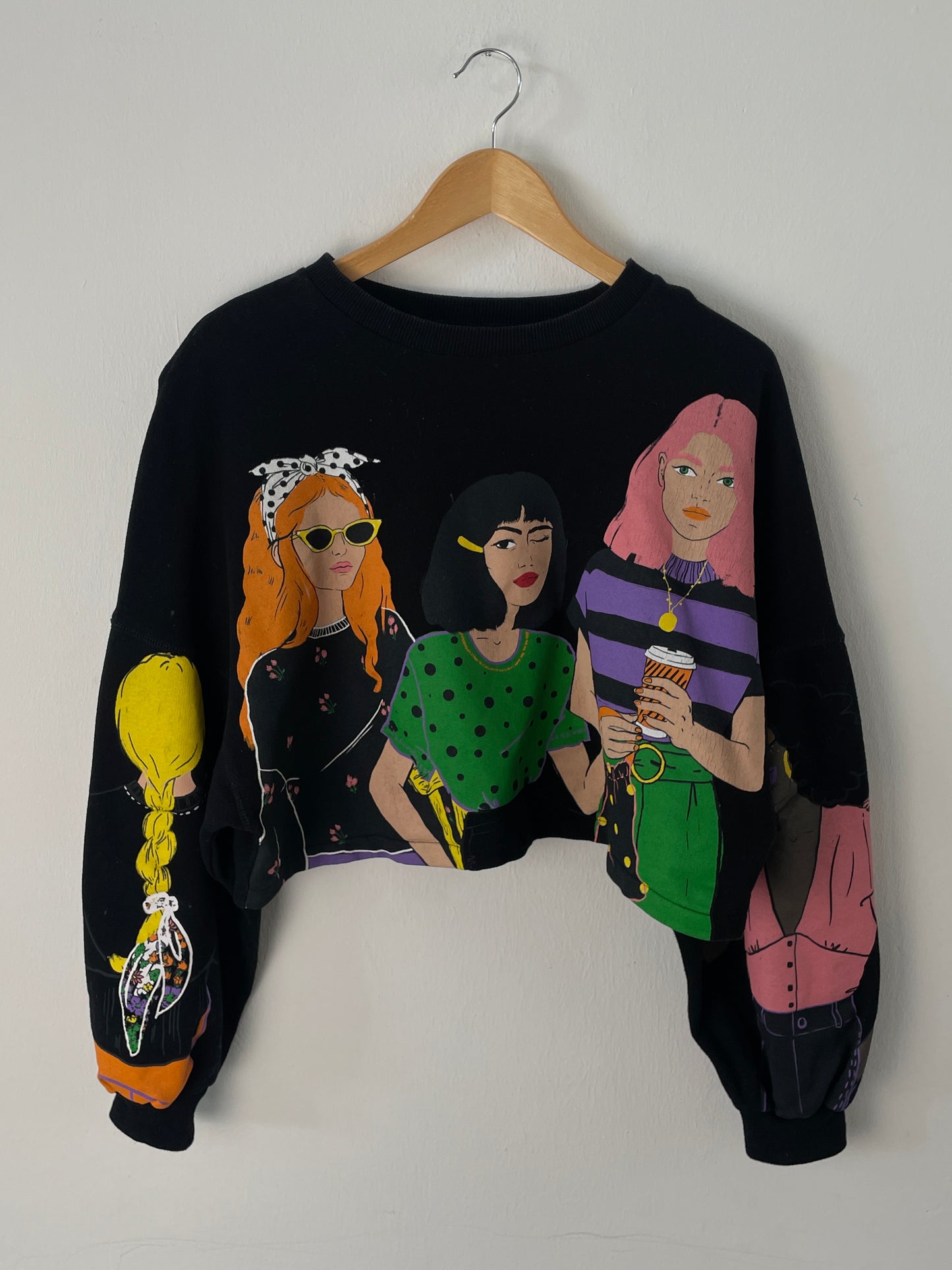 Zara Damen Pullover Gr S Farbe bunt
