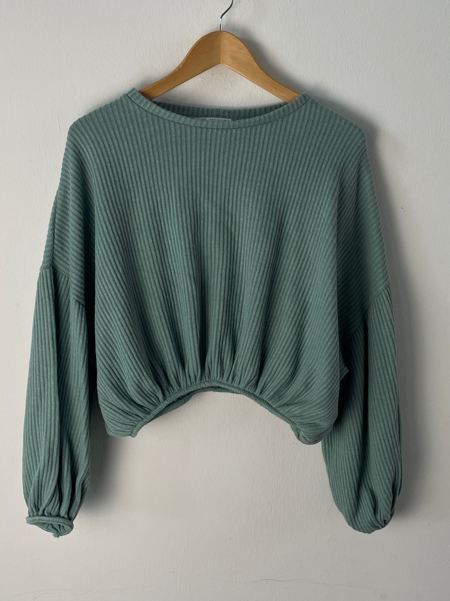 Zara Damen Pullover Gr M Farbe grün