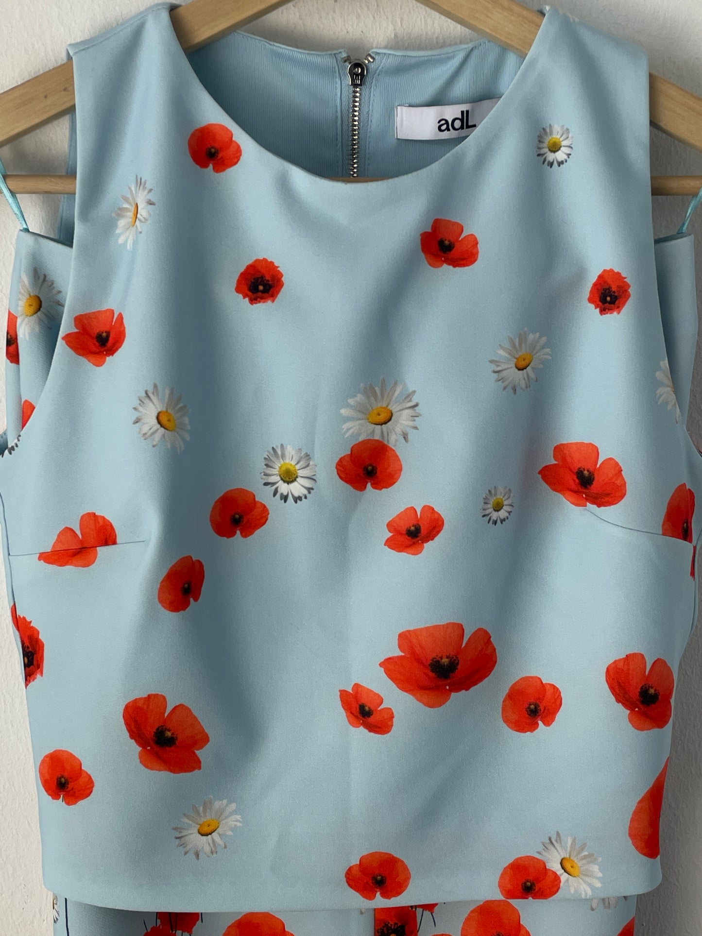 AdL Damen Kleid Gr. XS Farbe blau rot
