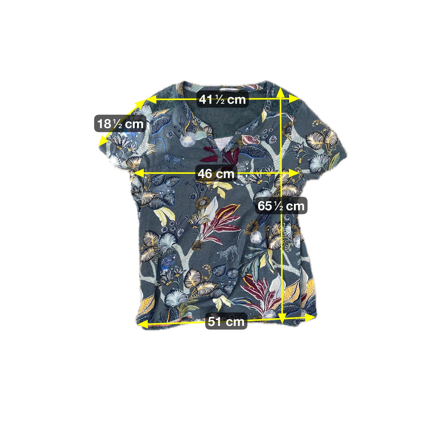 Cecil Herren T-Shirt Gr. L Farbe Bunt
