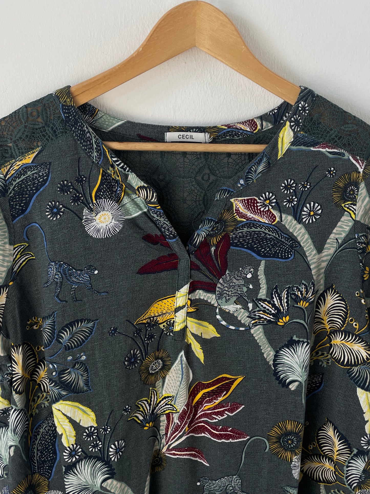 Cecil Herren T-Shirt Gr. L Farbe Bunt