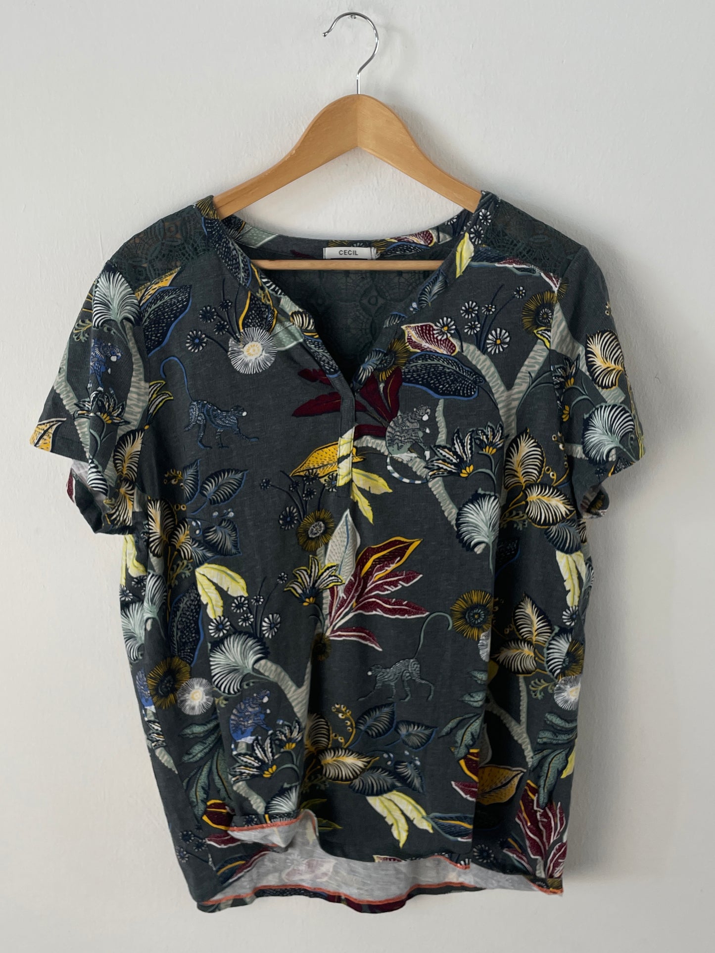 Cecil Herren T-Shirt Gr. L Farbe Bunt