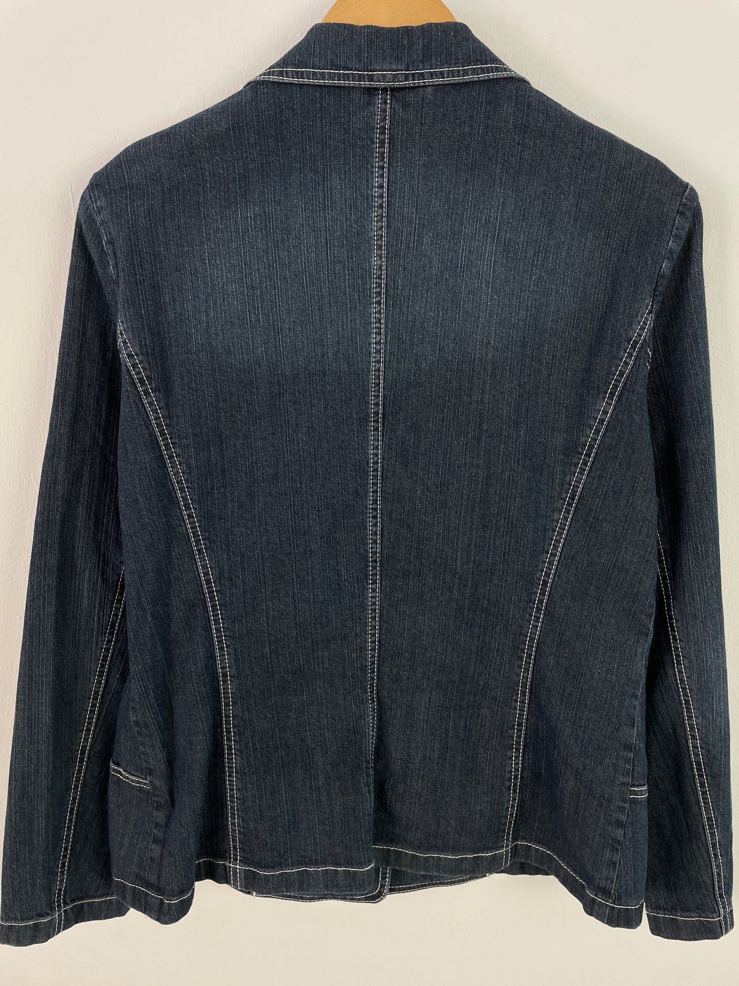 Gerry Weber Damen Jeansjacke Gr. 40 Blau – Blazer Style Denim Jacket Elegant / Gerry Weber Women’s Denim Jacket Size 40 Blue – Blazer Style Elegant