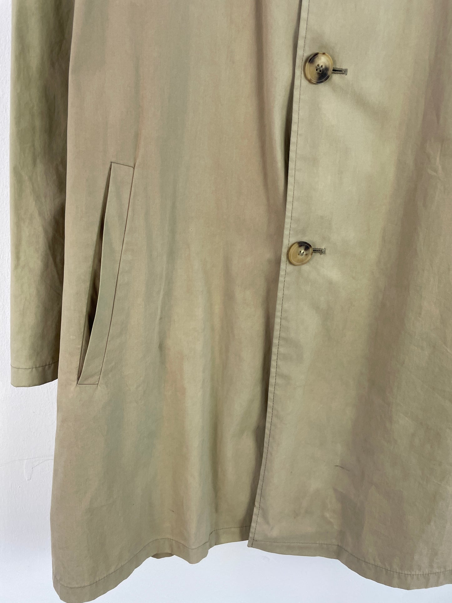 Hugo Boss Herren Trenchcoat Gr. L Beige – Klassischer Mantel Baumwolle / Hugo Boss Men’s Trench Coat Size L Beige – Classic Cotton Jacket