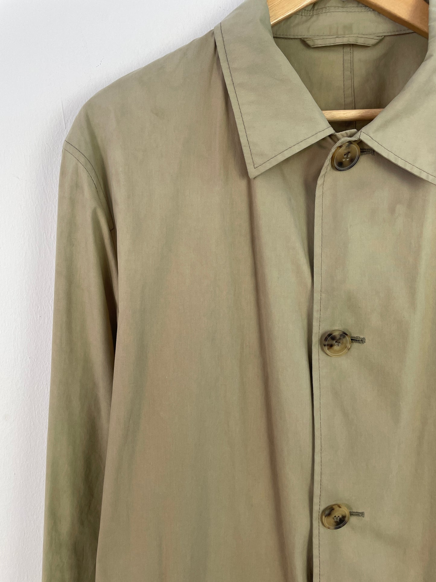 Hugo Boss Herren Trenchcoat Gr. L Beige – Klassischer Mantel Baumwolle / Hugo Boss Men’s Trench Coat Size L Beige – Classic Cotton Jacket