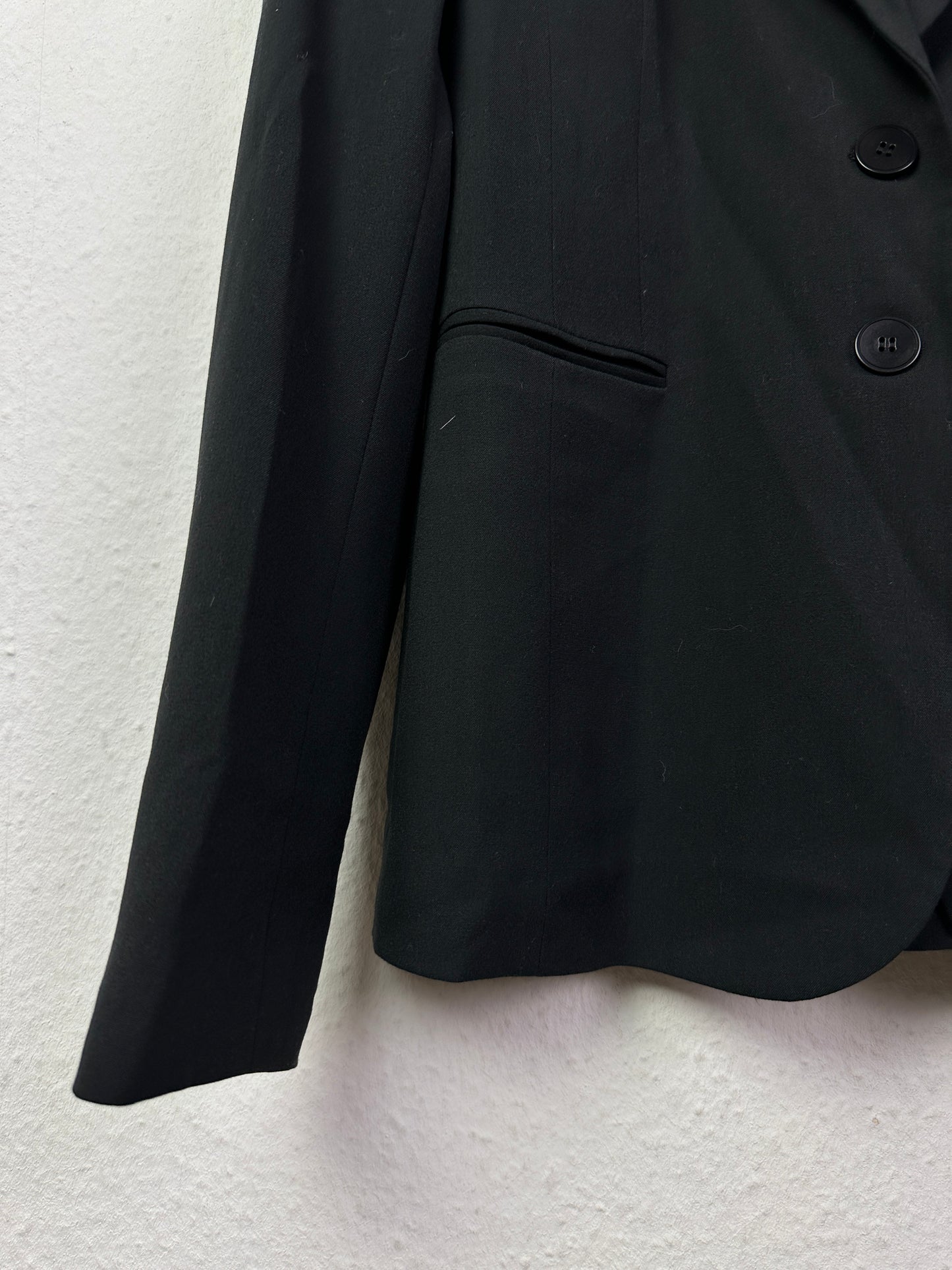 Benetton Damen Blazer in Schwarz Gr 36