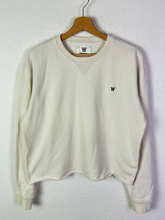 Damen Pullover by Wood Wood Gr L Farbe  Weiß