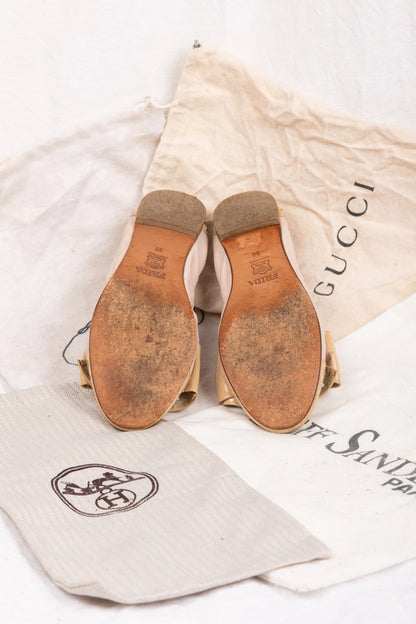 Ballerinas mit Schleife in beige von Frida (EU36)