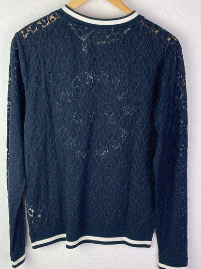 Damen pullover in dunkelblau von Superdry Größe 38 neu mit Etikett