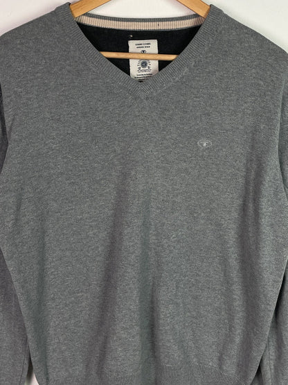 Tom Tailor Herren Pullover Gr M Farbe Grau