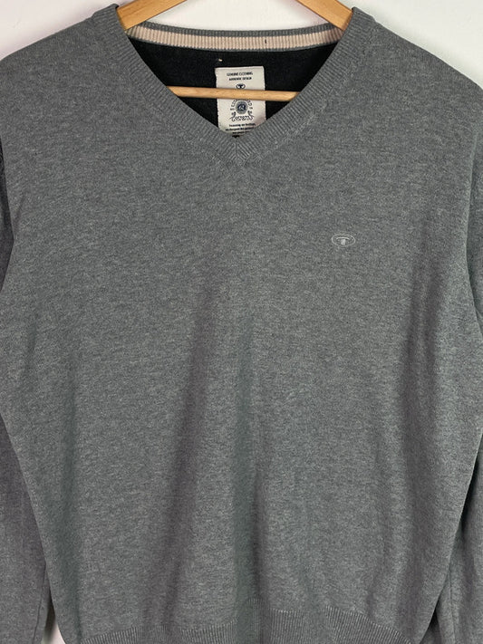 Tom Tailor Herren Pullover Gr M Farbe Grau