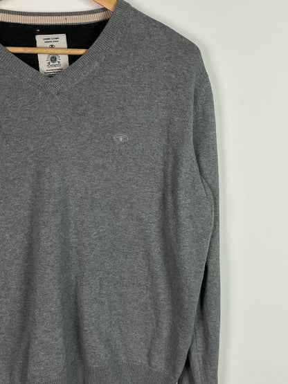 Tom Tailor Herren Pullover Gr M Farbe Grau
