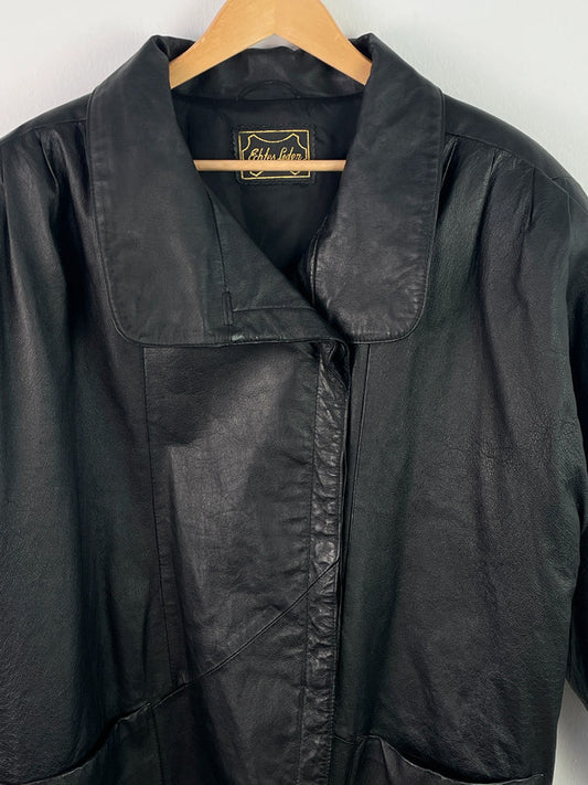 Echte Herren  Leder Jacke Gr L Farbe Schwarz