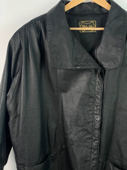Echte Herren  Leder Jacke Gr L Farbe Schwarz
