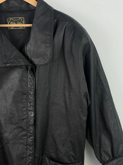 Echte Herren  Leder Jacke Gr L Farbe Schwarz