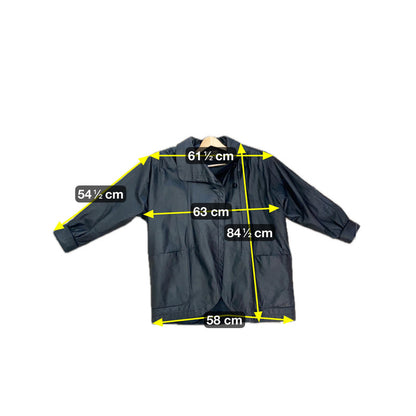 Echte Herren  Leder Jacke Gr L Farbe Schwarz