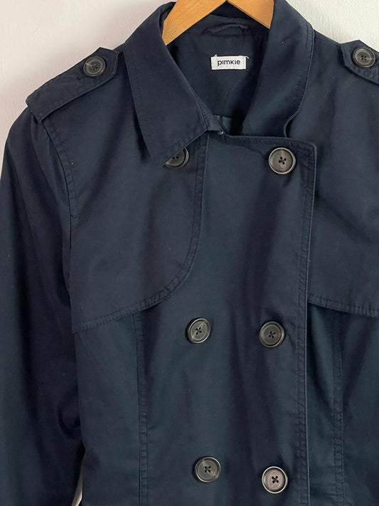 Pimkie Damen Trenchcoat Gr S Farbe Marineblau