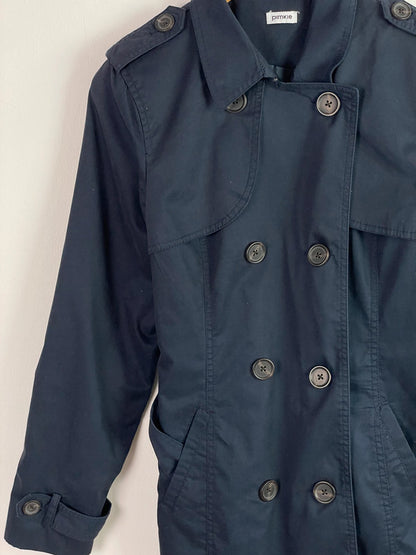 Pimkie Damen Trenchcoat Gr S Farbe Marineblau