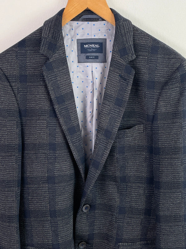 Mc Neal Herren Blazer Gr 50 Farbe Grau kariert