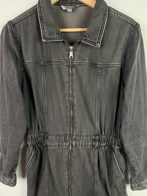 Clockhouse Damen Jeansmantel Gr 40 Farbe Grau