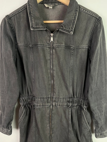 Clockhouse Damen Jeansmantel Gr 40 Farbe Grau