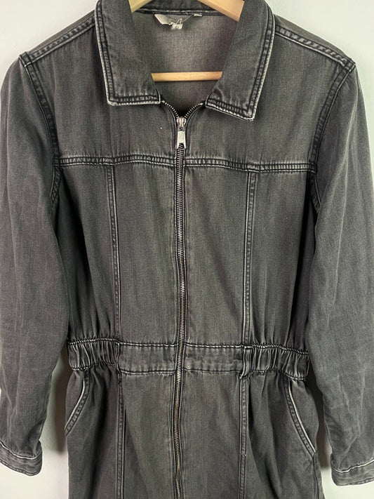 Clockhouse Damen Jeansmantel Gr 40 Farbe Grau