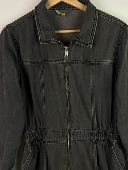 Clockhouse Damen Jeansmantel Gr 40 Farbe Grau