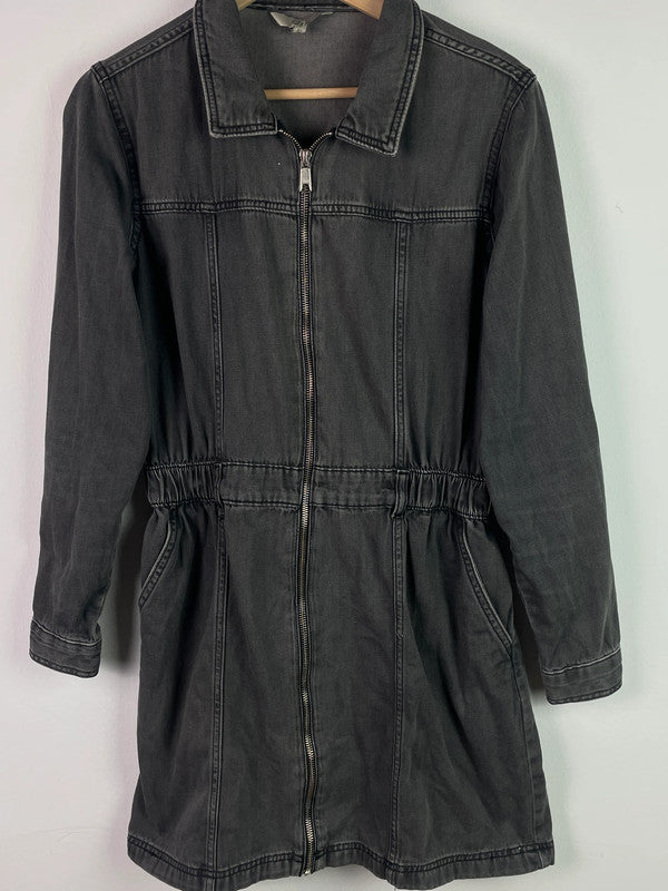 Clockhouse Damen Jeansmantel Gr 40 Farbe Grau