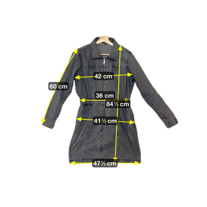 Clockhouse Damen Jeansmantel Gr 40 Farbe Grau