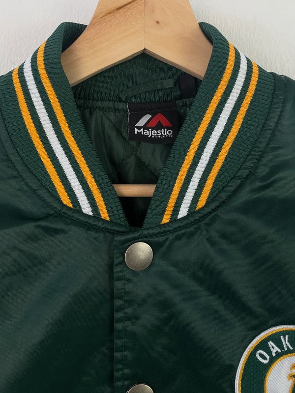 Majestic Herren Bomberjacke Gr S Farbe Grün