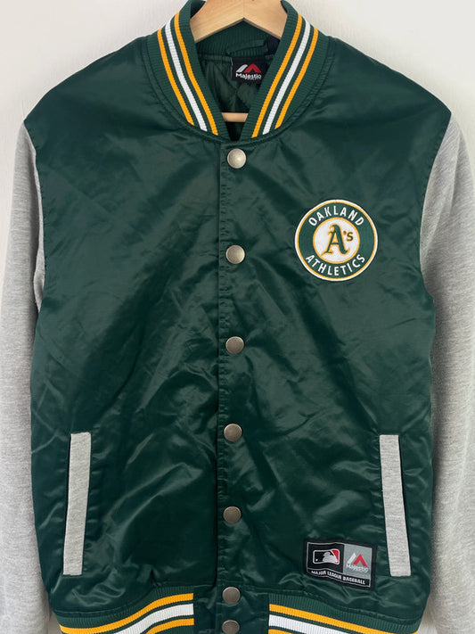 Majestic Herren Bomberjacke Gr S Farbe Grün