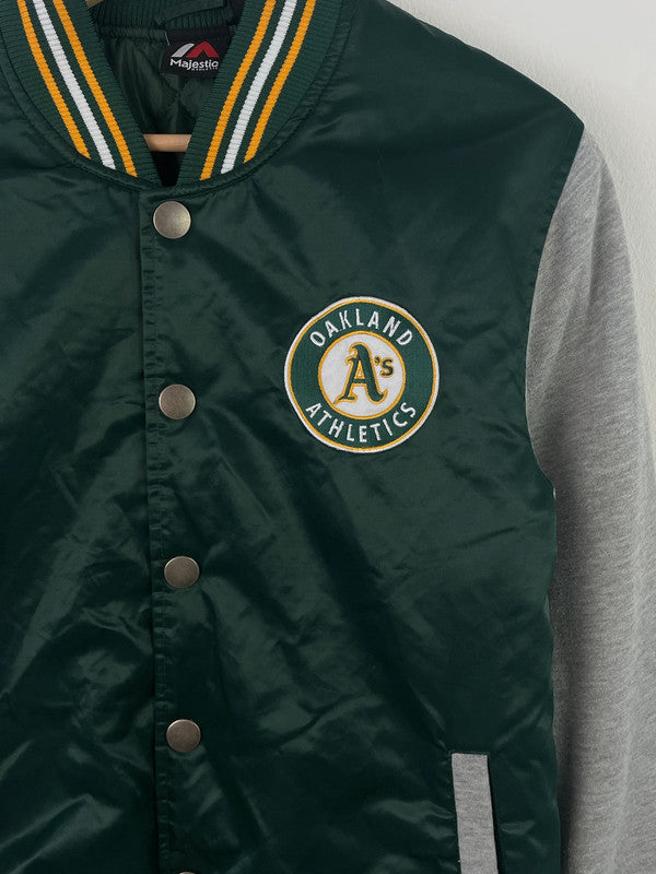 Majestic Herren Bomberjacke Gr S Farbe Grün