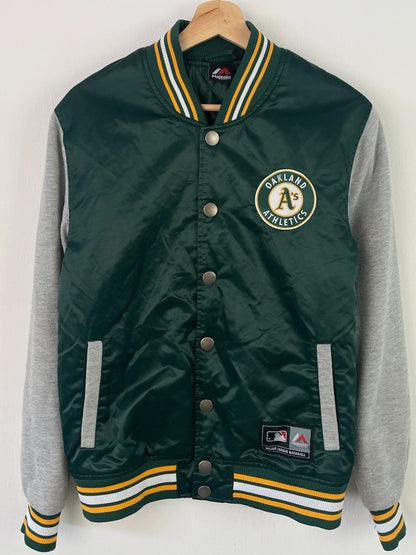 Majestic Herren Bomberjacke Gr S Farbe Grün