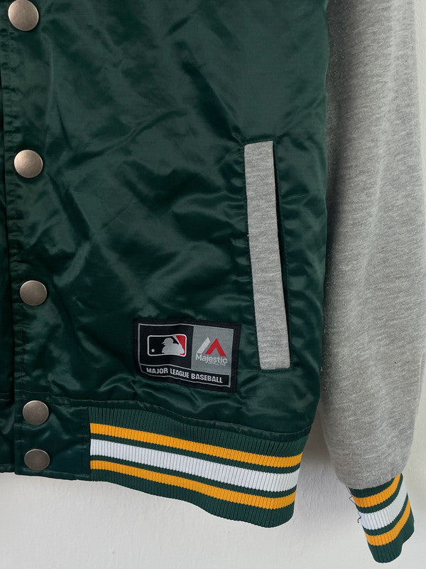 Majestic Herren Bomberjacke Gr S Farbe Grün