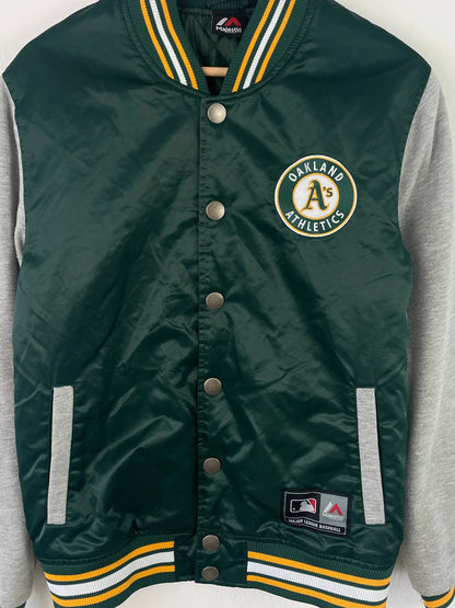 Majestic Herren Bomberjacke Gr S Farbe Grün