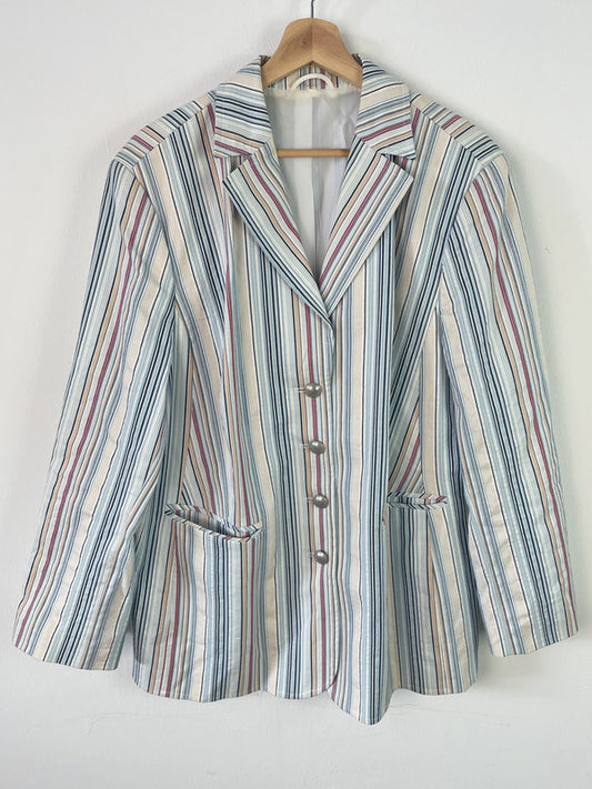 Damen Sacko Gr. M färbe weiss / bunt