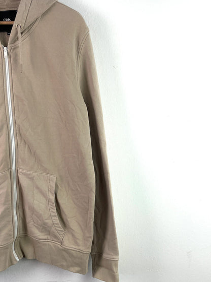 Ckh. Zip Hoodie Herren Gr. XXL Farbe beige