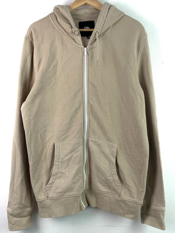 Ckh. Zip Hoodie Herren Gr. XXL Farbe beige