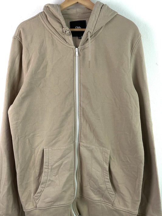 Ckh. Zip Hoodie Herren Gr. XXL Farbe beige