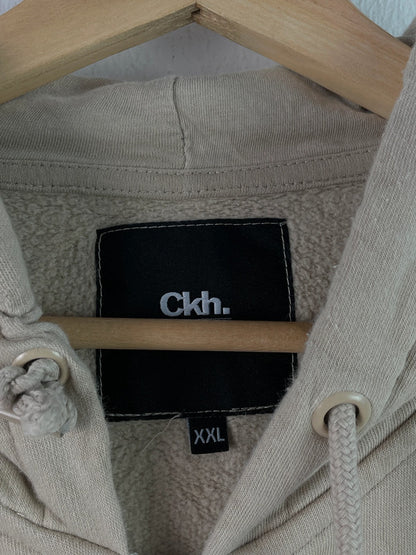 Ckh. Zip Hoodie Herren Gr. XXL Farbe beige