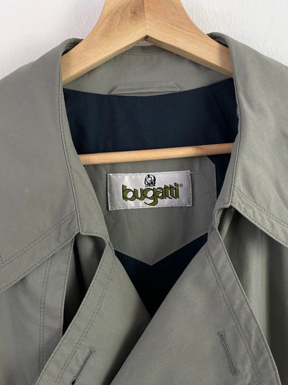 Vintage Herren Mantel Bugatti Gr L Farbe Grau
