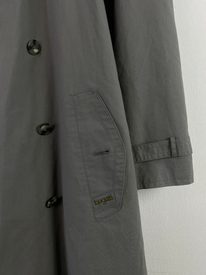 Vintage Herren Mantel Bugatti Gr L Farbe Grau
