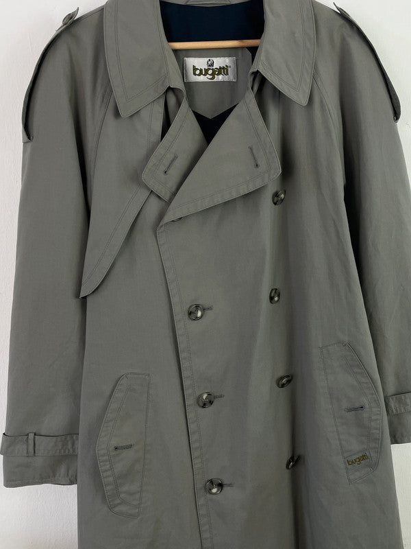 Vintage Herren Mantel Bugatti Gr L Farbe Grau